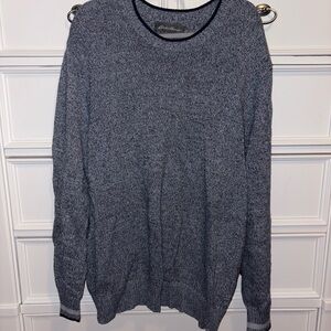 Men's blue and white Sweater